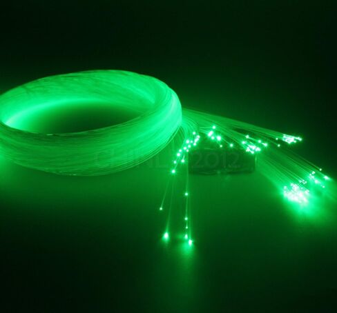 CHINLY 100pcs Φ0.03in(0.75mm) 6.5ft(2M) Long PMMA Plastic end Glow Fiber Optic Cable for Star Sky Ceiling All Kind led Light Engine Driver in Saudi Arabia