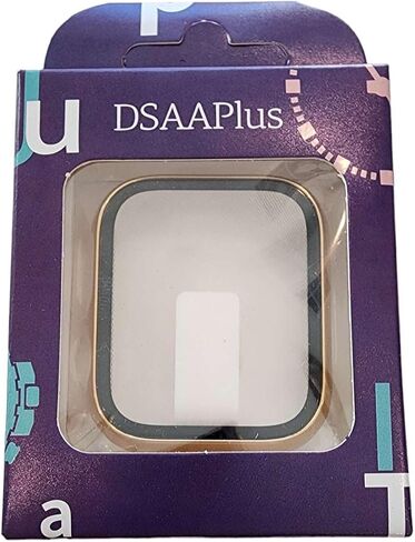 DSAAplus Gold Case Cover Screen Protector Compatible With Apple Watch Band 38mm 40mm 41mm 42mm 44mm 45mm 49mm,Ultra Thin Scratch Resistant Overall Protective Cover in Saudi Arabia