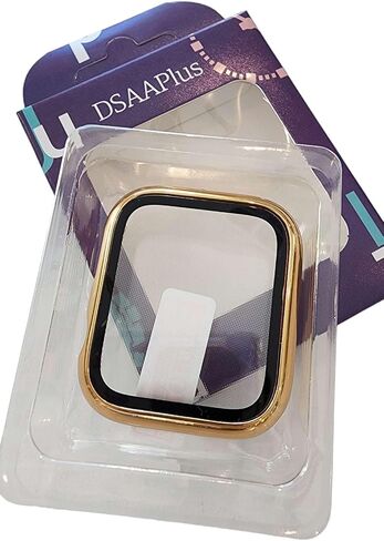 DSAAplus Gold Case Cover Screen Protector Compatible With Apple Watch Band 38mm 40mm 41mm 42mm 44mm 45mm 49mm,Ultra Thin Scratch Resistant Overall Protective Cover in Saudi Arabia