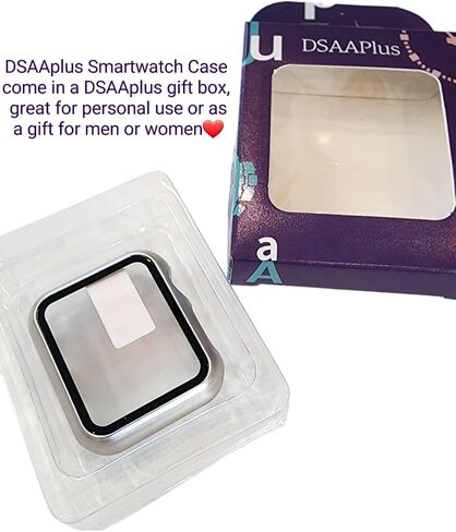 DSAAplus Gold Case Cover Screen Protector Compatible With Apple Watch Band 38mm 40mm 41mm 42mm 44mm 45mm 49mm,Ultra Thin Scratch Resistant Overall Protective Cover in Saudi Arabia