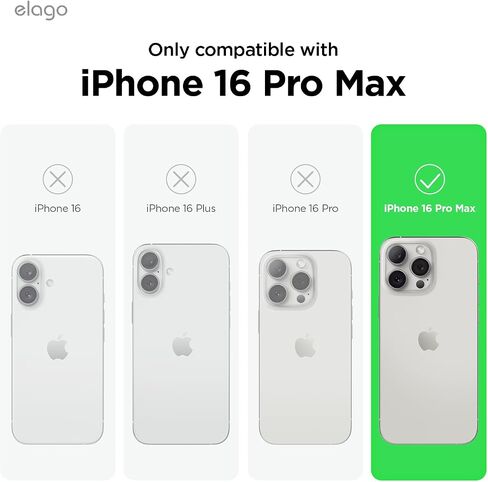 elago Magnetic Silicone Case Compatible with iPhone 16 Pro Max Case 6.9 Inch Compatible with All MagSafe Accessories - Built-in Magnets, Soft Grip Silicone, Shockproof [Stone] in Saudi Arabia