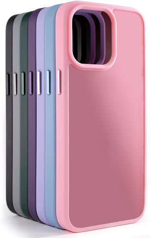 TENOC Phone Case Compatible with iPhone 12 & iPhone 12 Pro, Clear Case Non-Yellowing Protective Bumper Hard Back Cover for 6.1 Inch in Saudi Arabia