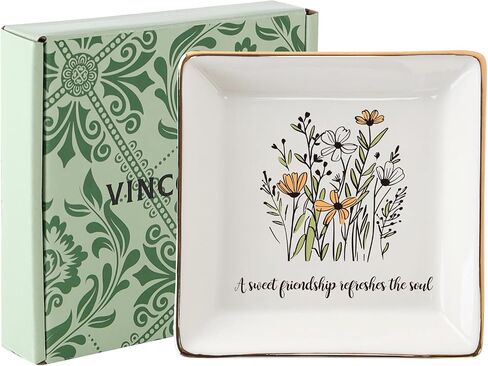 Aunt Gifts From Niec-Mother's Day Birthday Ceramic Ring Dish Jewelry Tray For Auntie-My Special Aunt,You Become More Loved and Dearer in My Heart- Gifts for Aunt Wedding Christmas in Kuwait