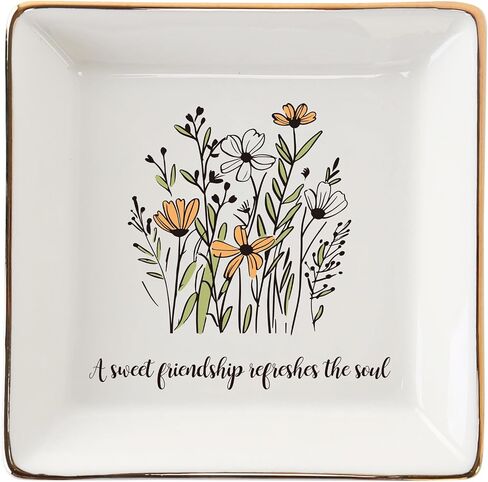 Aunt Gifts From Niec-Mother's Day Birthday Ceramic Ring Dish Jewelry Tray For Auntie-My Special Aunt,You Become More Loved and Dearer in My Heart- Gifts for Aunt Wedding Christmas in Kuwait