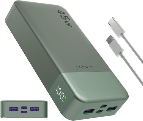 JUOVI Portable Charger 45W 20000mAh Fasting Charging Power Bank in Kuwait