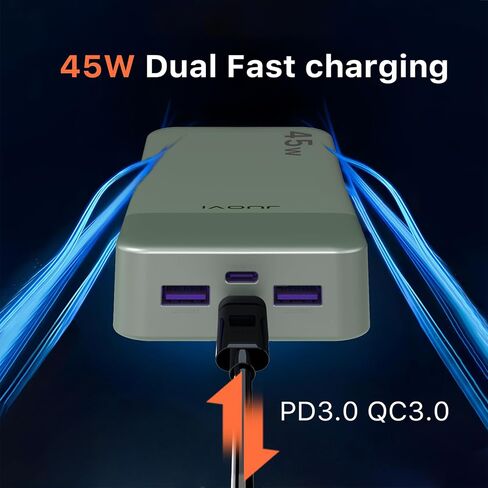 JUOVI Portable Charger 45W 20000mAh Fasting Charging Power Bank in Kuwait