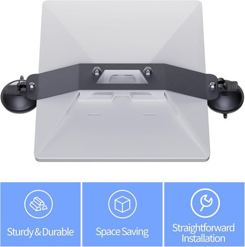 حامل سيارة Starlink Mini، حامل Starlink Mini بالشفط، حامل فتحة سقف لـ Starlink Mini، يعمل مع المسند الأصلي، طقم تثبيت سقف السيارة/النافذة in Kuwait