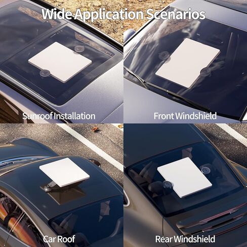 حامل سيارة Starlink Mini، حامل Starlink Mini بالشفط، حامل فتحة سقف لـ Starlink Mini، يعمل مع المسند الأصلي، طقم تثبيت سقف السيارة/النافذة in Kuwait