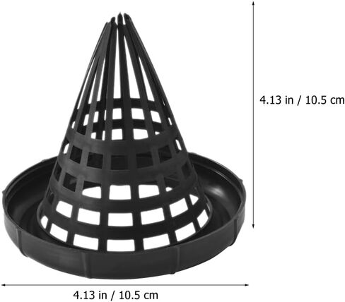 Kisangel 6pcs EEL قفص غطاء جراد البحر صافي جراد الفخاخ تراجع قفص أسماك الفخاخ قابلة لإعادة الاستخدام غطاء الصيد غطاء قفص الصيد مقاومة للاهتراء غطاء الصيد جراد البحر البلاستيك الصيد صافي in Saudi Arabia