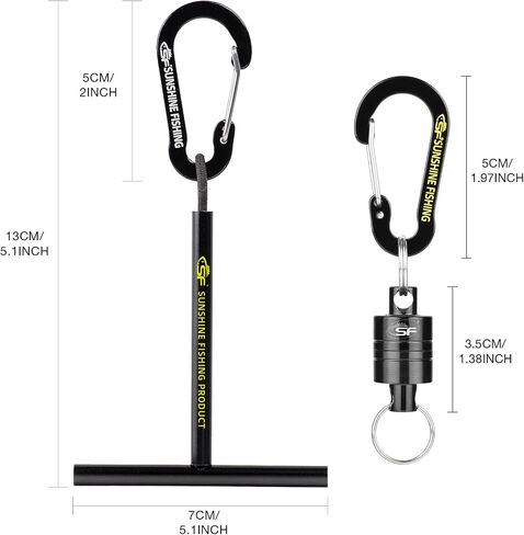SF Fly Fishing Tools Kit Fishing Knot Tool and Line Clipper, Zinger Retractor, Hook Remover Forceps in Saudi Arabia