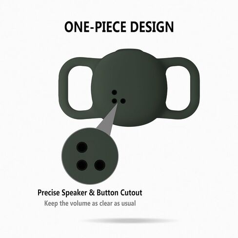Geiomoo Silicone Case for Tile Sticker (2024) Tracker, Finder Tag Protective Cover for Pet Collar (White) in Saudi Arabia
