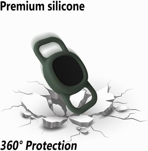 Geiomoo Silicone Case for Tile Sticker (2024) Tracker, Finder Tag Protective Cover for Pet Collar (White) in Saudi Arabia