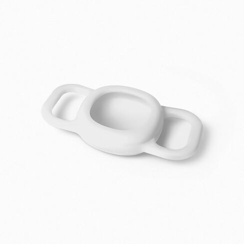 Geiomoo Silicone Case for Tile Sticker (2024) Tracker, Finder Tag Protective Cover for Pet Collar (White) in Saudi Arabia