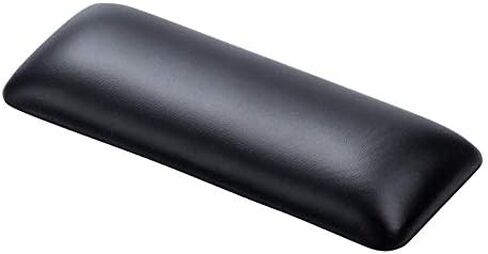 مسند معصم SANWA Gel Mouse، دعم معصم مريح من جلد البولي يوريثان للفأر، وسادة معصم لتخفيف الألم، وسادة معصم غير قابلة للانزلاق للكمبيوتر والكمبيوتر المحمول والمكتب والألعاب، أسود، 6.7x2.7x0.75 بوصة in Saudi Arabia