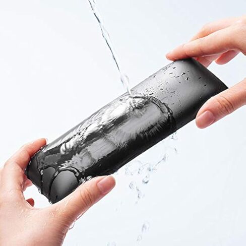 مسند معصم SANWA Gel Mouse، دعم معصم مريح من جلد البولي يوريثان للفأر، وسادة معصم لتخفيف الألم، وسادة معصم غير قابلة للانزلاق للكمبيوتر والكمبيوتر المحمول والمكتب والألعاب، أسود، 6.7x2.7x0.75 بوصة in Kuwait