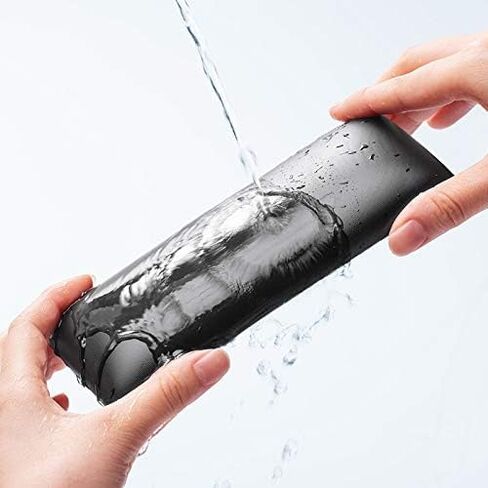 مسند معصم SANWA Gel Mouse، دعم معصم مريح من جلد البولي يوريثان للفأر، وسادة معصم لتخفيف الألم، وسادة معصم غير قابلة للانزلاق للكمبيوتر والكمبيوتر المحمول والمكتب والألعاب، أسود، 6.7x2.7x0.75 بوصة in Kuwait