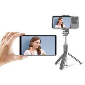 CP5 Magnetic Phone Vlog Touch Screen Selfie Monitor,5" FHD 1080P Wireless Recording, Using Phone Rear Camera for Selfie Vlog Live Stream TikTok, Compatible with iPhone