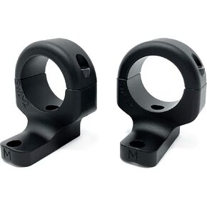 Game Reaper 2: Savage Round Receiver, A17, Axis, Stevens 200, Ruger American, Remington 783, CVA Cascade - Long & Short Action - Medium Mount - Black, 1 inch, 2 Screws per Ring (SW1M2)