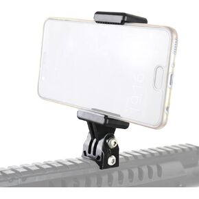 Smartphone 20mm Picatinny Rail Mount Adapter Holder for Rifle Shotgun Hunting Shooting Sports Video Recording