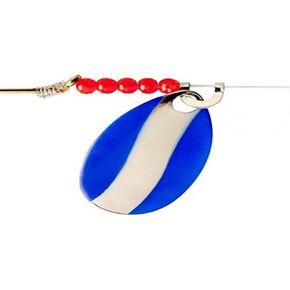 Little Joe - Red Devil Single Hook Spinner #3 Indiana Blue/Chrome (LR3106)
