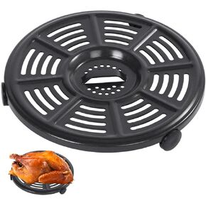 Air fryer Replacement Parts for Ninja AF101 AF161 AF150 Air Fryer, 8.2'' Round Food Grade Air Fryer Grill Pan Grill Plate Crisper Plate Accessories Tray Rack Compatible Ninja Foodie Pressure Cooker