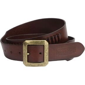 TOURBON Adjustable Leather Bandolier Cartridge Belt for .22