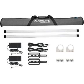 Nanlite PavoTube II 15XR 2FT CRMX Pixel Tubes with Internal Battery 2-Light Kit (PT15XR2KIT)
