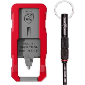 Real Avid Glock Armorer Tool Kit: 2-in-1 Glock Gun Multitool with Glock Front Sight Tool, Glock Punch Down Tool and Glock Magazine Tool for Unloading, Disassembly & Maintenance I Compatible with Glock