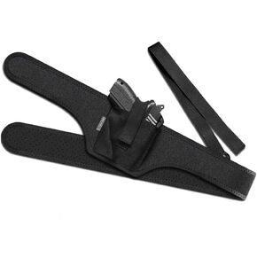 Praetorian Shoulder and Belly Holster with Mag Holder for Men/Women, 2-in-1 Design, Quick Draw, Fits Glock 19, 26, 42, 43, LCP, LCP II, Sig P365, etc. and Similar Sized Pistols.