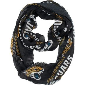 Littlearth Jacksonville Jaguars NFL Sheer Infinity Scarf