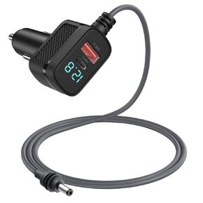 10 ft Car Charger for Starlink Mini Power Cable, 12V-48V Car Adapter with USB and USB C Charging Port, Support PD 30W Fast Charging