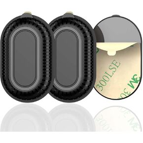 Adhesive Case for Galaxy Smart Tag2 Sticker [2-Pack], Stick on Mount Protection Case for Smart tag 2 Adhesive Anti-Lost Hidden Smart tag2 Holder for Luggage Bike Camera Skis (Black & Black)
