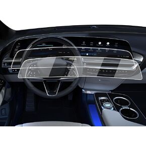 Screen Protector For 2024-2025 BMW X5 X6 X7 5 Series/2025 X3-2 Pcs Nano Film Screen Protector For 2023-2025 BMW 2/3/4/7 Seires/XM & 2023-2026 iX Accessories Plastic Anti Fingerprints