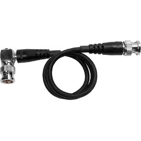 KONDOR Blue 22" 12G SDI Shielded Right Angle Slim Flexible Video Cable for 4K 60p Cameras, Monitors, and Transmitters | Compatible with RED Komodo, V-Raptor, URSA 12K and More