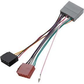 RED WOLF ISO Car Radio Stereo Wire Harness Adapter Compatible with Honda Civic CRV 2006-2011, Acura 1996-2001 Install Aftermarket Radio Wiring Cable Connector Plug16 Pin