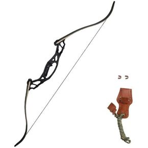 Lion 62" Takedown Hunting Recurve Bow Metal Riser 30 35 40 45 50 55 60 65 70 Lbs Right Handed