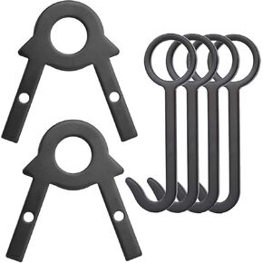 Target Stand Kit - Shooting Target Hanging Hook AR500 Steel Target Holder DIY Pipe Target Assembly Stands Metal Gong Target Hanger
