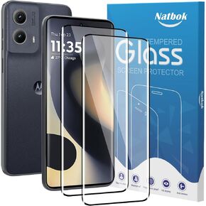 عبوتان ثلاثي الأبعاد متوافقان مع واقي شاشة Moto Edge (2024)/2023، تغطية كاملة ثلاثية الأبعاد لطبقة من الزجاج المقوى 9H، مقاوم للخدش عالي الدقة، خالٍ من الفقاعات لواقي شاشة Motorola Moto Edge 2024 in Kuwait