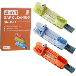 4 in 1 Multifunctional Gap Cleaning Brush, Silicone Lid Cleaning Brush, 3 in 1 Cleaning Brush for Tumblers and Cups, Water Bottle Cleaning Tool, Lid Cleaner, Kitchen Gadget Brush