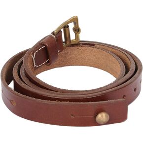 Calyx WWII Italian Carcano Rifle Leather Sling Premium Drum Dyed Leather Reproduction