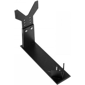 MiOYOOW Acrylic Pistol Stand, Handgun Holder 5 Height Adjustable Gun Rack for Small Handguns Pistols（Black）