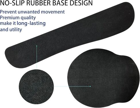 Keyboard Wrist Rest Pad and Mouse Pads with Wrist Rest Support Memory Foam Ergonomic Mouse Pad Set Easy Typing for Home & Office Computers,Laptop,Gaming-Multicolor in Saudi Arabia