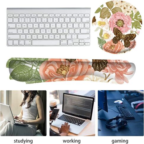 Keyboard Wrist Rest Pad and Mouse Pads with Wrist Rest Support Memory Foam Ergonomic Mouse Pad Set Easy Typing for Home & Office Computers,Laptop,Gaming-Multicolor in Saudi Arabia