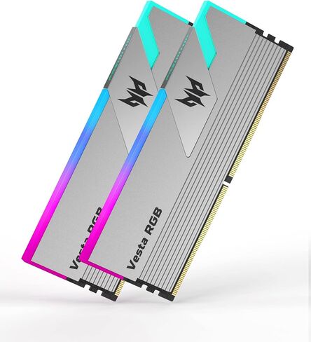 Acer Predator Vesta RGB Gaming RAM 16GB (8GBx2) 3200 MHz DDR4 CL14 1.35V Desktop LED Computer Memory Kit - BL.9BWWR.292 in Saudi Arabia