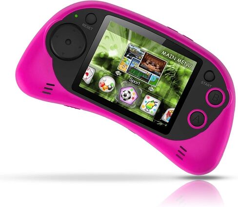 Handheld Portable Digital Screen 200 Preloaded Games , 2.7" Color Display Pink in Saudi Arabia