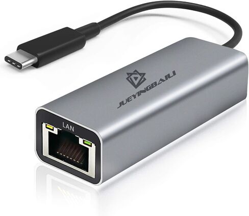 محول USB C إلى إيثرنت - كابل إيثرنت إلى USB C/Thunderbolt 3 إلى RJ45 سلكي لتحويل قابس وتشغيل كابل إيثرنت USB من النوع C مناسب لأجهزة Mac Book وMacBook Air وSamsung والمزيد - رمادي in Saudi Arabia