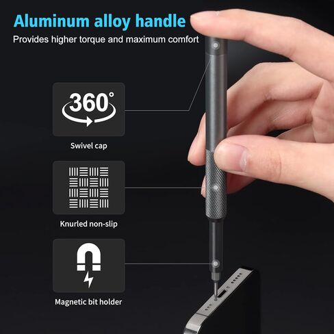 STREBITO Micro Screwdriver Set 50 in 1 Precision Screwdriver Set, Electronics Tool Kit Screwdriver Kit - Computer, iPhone, Macbook, PS4, PS5, Nintendo, Xbox Controller Repair Kit, S2 Multi Bit Driver in Saudi Arabia