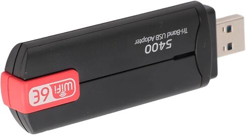 محول USB، سرعة عالية تصل إلى 5400 ميجابت في الثانية، محول 2.4 جيجا 5 جيجا 6 جيجا ثلاثي الموجات USB 3.0 6E، محول شبكة مستقر وفعال للكمبيوتر المكتبي المحمول، Genericyt2uq0vkgg in Saudi Arabia