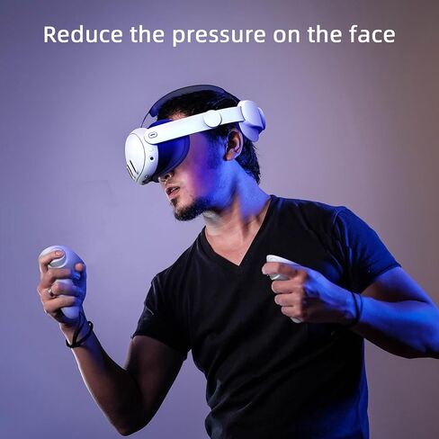Tyasoleil Head Strap for Meta Quest 3 & 3S, VR Accessories Headset 100% Compatible with Oculus Quest 3/3S, Adjustable, Reduce Pressure Elite Strap Replacement for Enhanced Support & Comfort in Kuwait
