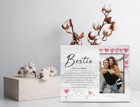 إطار صورة Orchroma Soul Sister for Life - هدايا عيد ميلاد لأفضل صديق Bestie Bff، هدايا أخت من الأخت، هدايا أخت الروح للنساء أفضل الأصدقاء إطار الصورة 8x10 بوصة in Saudi Arabia